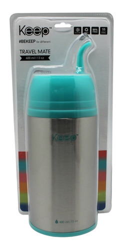 Termo Mate Autocebante Keep 400 Ml Acero Inoxidable 