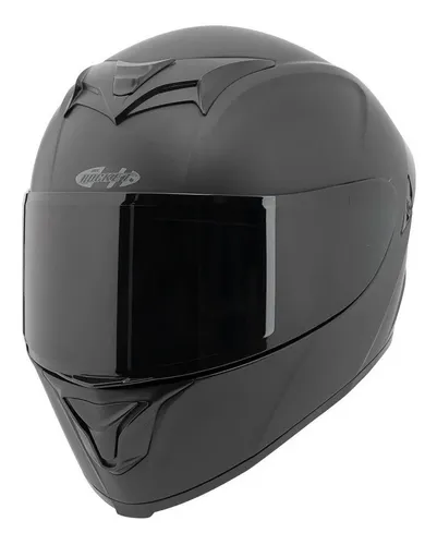 Casco negro para moto hot sale