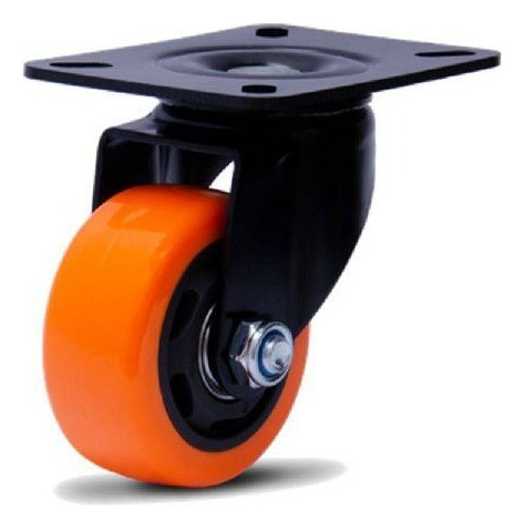 Rodízio Sem Freio Multicolorido 40mm Até 25kg Colson