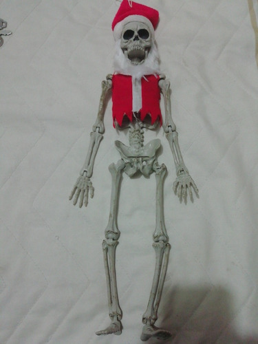 Calavera De Navidad Esqueleto (Usado)