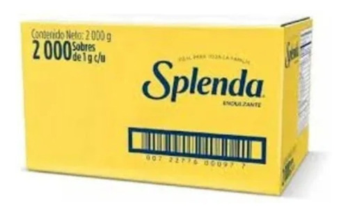 Oferta Hoy Endulzante Splenda Caja 2000 Pa - L a $0