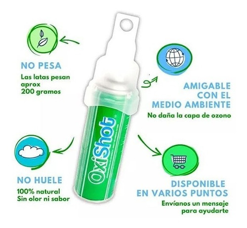 Oxigeno Portatil Al 99% Oxishot 8 Litros
