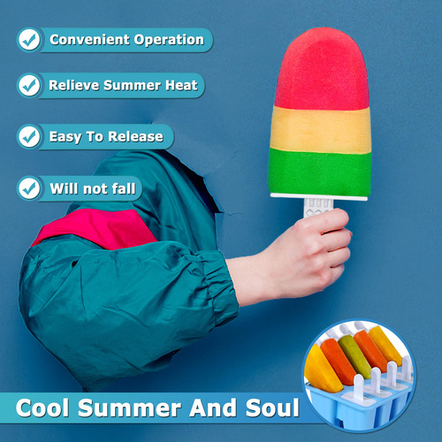 Moldes De Silicona For Paletas De Helado For Palitos De
