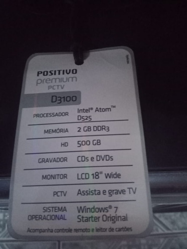 Positivo Premium Pctv D3100