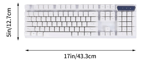 1 Juego De Pc Usb Con Retroiluminación Led Colorida Para Jue