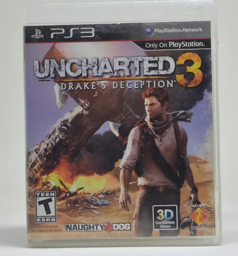 Uncharted 3: Drakes Deception, Jogo Usado PS3