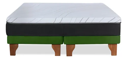 Cama Europea Zen Top Foam Soft Tela Super King