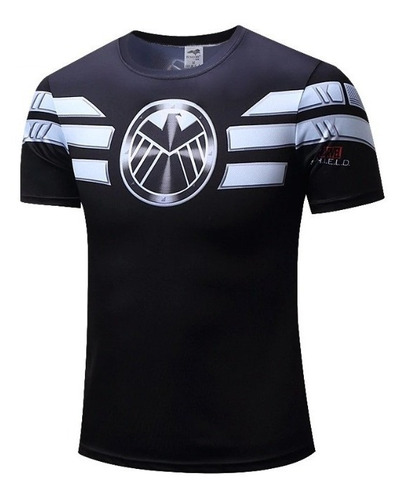 Playera Agentes De Shield Marvel Endgame Avengers Gym Unisex