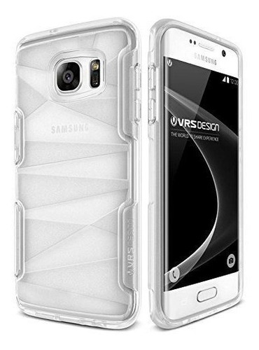 Funda Galaxy S7 Edge Transparente Clear Frost Shine Guard 