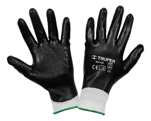 Guantes Poliéster Recubrimiento Nitrilo G 18027 6 Pz