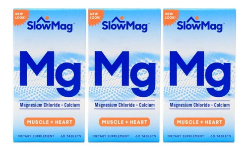 Cloruro Magnesio Pack3 Slowmag - Unidad a $1857