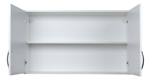 Alacena 2 Puertas 100 Cm Blanca Mueble Organizador Cocina