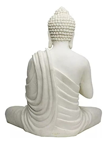 Buda Adorno Sentado Meditando Decoracion Relax 25cm