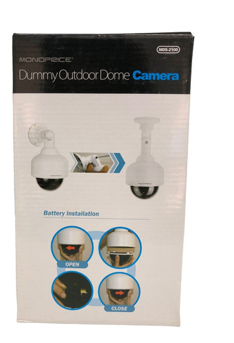 Imagen 7 de 8 de Camara De Seguridad Falsa Con Led - Usada/open Box