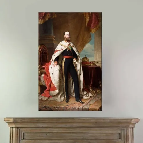 comprar Cuadro Decorativo Emperador México Maximiliano 40 X 28