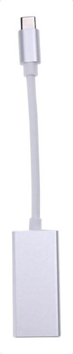 Cabo Usb 3.1 Tipo-c X Mini Displayport Fêmea De 18 Cm Cor Branco