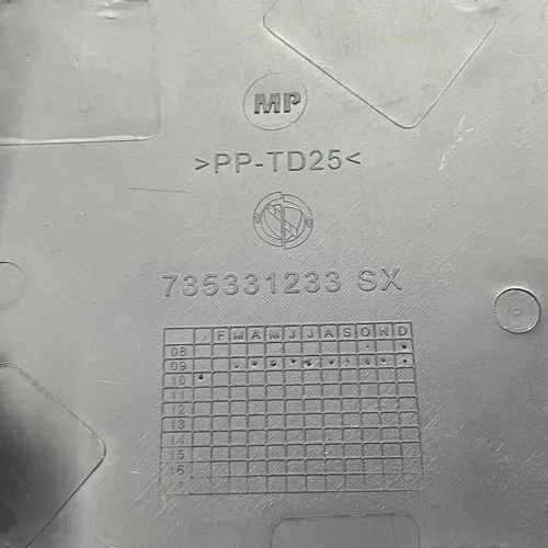 Acabamento Coluna Central Esquerdo Fiat Siena 735331233 | MercadoLivre