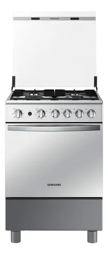 Cocina A Gas Nx24bg57413s Samsung 4 Hornillas Mirror Look Color Silver Mirror
