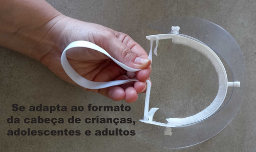 Imagem 8 de 12 de Kit 3 Visor Proteção Facial Infantil Criança - Mbck01