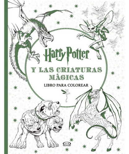 Libro Para Colorear Harry Potter Y Las Criaturas Mágicas