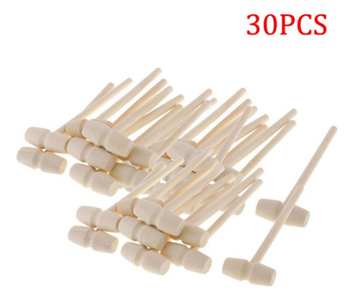 30 Martillos De Madera Para Langostas, Cangrejos Y Otros Mar