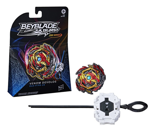 Beyblade Burst Pro Series Venom Devolos Spinning Top Pack De