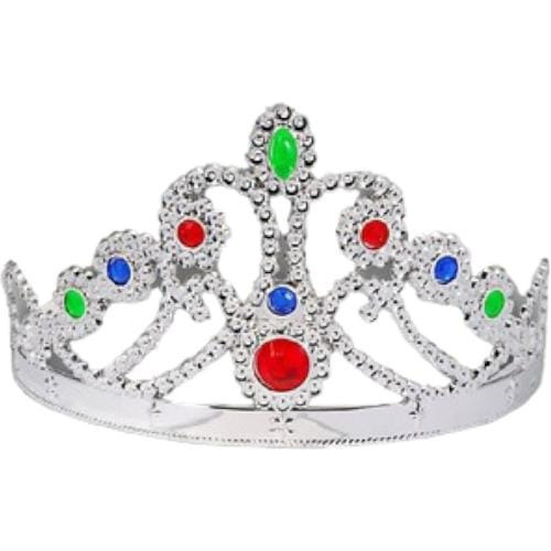Corona De Reina Tiara De Princesa Fiesta Cotillón Ajustable 