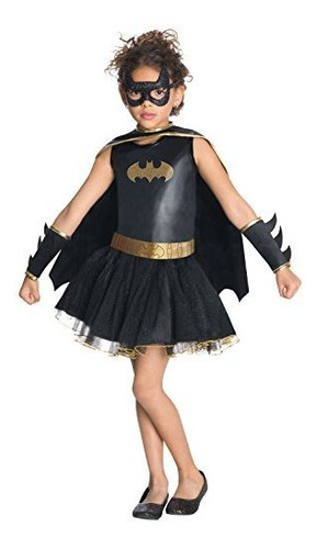 Vestido Tutú Infantil Batgirl Liga De La Justicia.