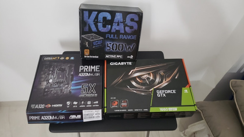 Cpu Gamer Ryzen 5 2600 Ram16gb Ssd 120gb + 2tb Gtx 1660 6gb