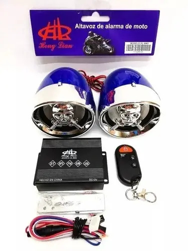 Bocinas Moto Alarma Bluetooth Usb Calavera Bm4 | Meses sin intereses