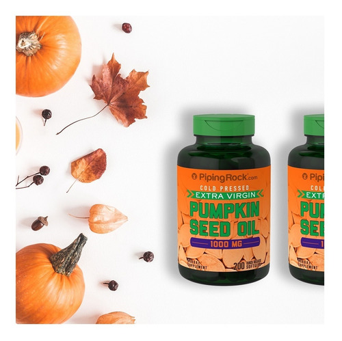Pumpkin Seed Oil 1000mg Aceite Semilla Calabaza 200 Softgels