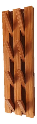 Perchero De Pared Madera Laqueada Rebatible Diseño Nórdico