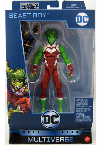 Figura Beast Boy Dc Multiverse Connect Ninja Batman Nuevo