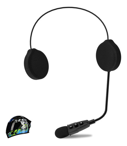 Ejeas E1+ Auriculares Bluetooth Para Casco De Moto, Auricula