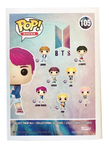 Funko Pop Jung Kook - Bts- K-pop- Con Holograma