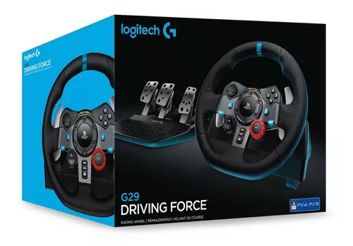 Volante Logitech G29 Driving Force para PS5, PS4, PS3 e PC - Promotop