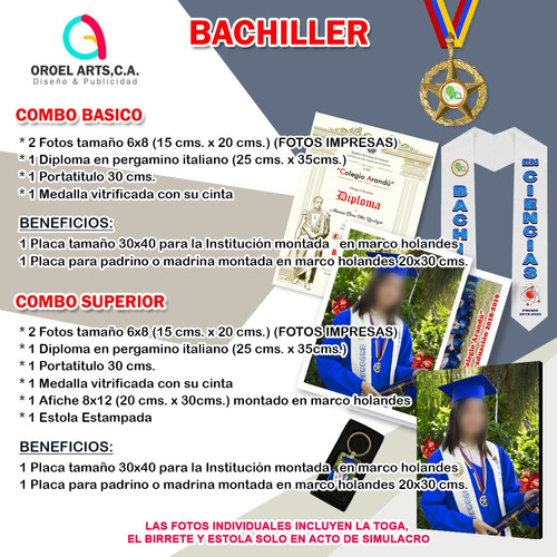 Paquetes De Grado Preescolar Sexto Bachiller Graduaciones