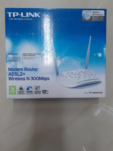 Modem Router Inalambrico Adsl2+ N 300mbps Td-w8961n Wifi