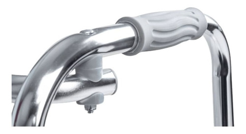 Imagem 5 de 8 de Andador De Idoso Aluminio Fixo Articulado Dobravel
