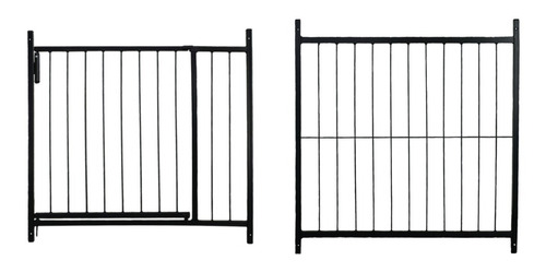Cercado C/ 1 Grade E 1 Portão 1 Metro Altura 2 Pçs 155 Cm
