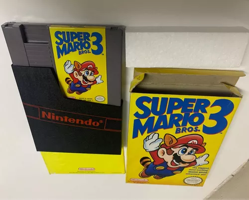 Super Mario Bros 3 Original Nintendo Nes Nintendinho - Loja. - Desconto no  Preço