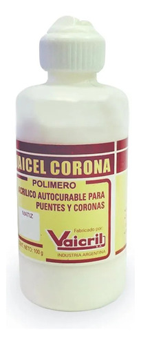 Acrilico Vaicel Corona Polimero Vaicril X 45gr Odontologia
