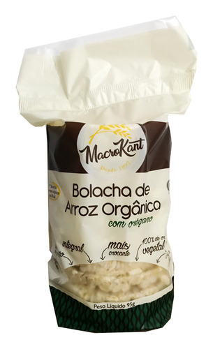 Macrokant Bolacha De Arroz Integral Orégano 95g