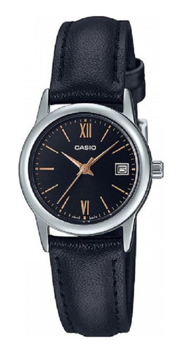 Reloj Casio Ltp-v002l-1b3 Para Mujer Original