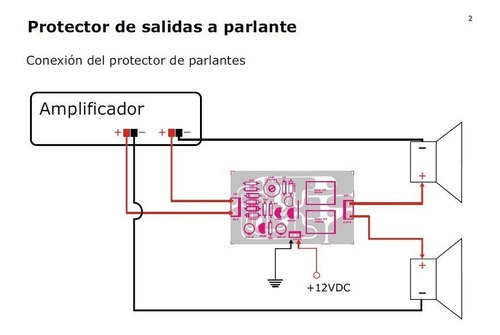 Modulo Protector Parlantes Anti-pop Amplificadores + De 500w