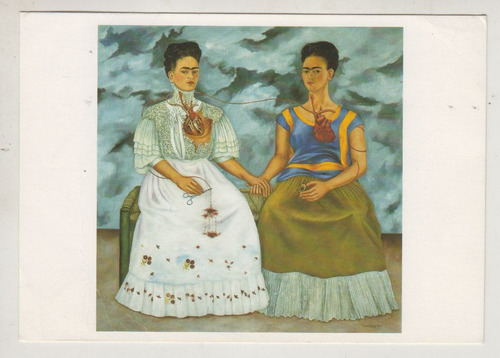 Arte Mexico Frida Kahlo Postal The Two Fridas Taschen Color