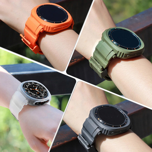 Capa Tpu + Pulseira Para Samsung Galaxy Watch 7 Ultra Cor
