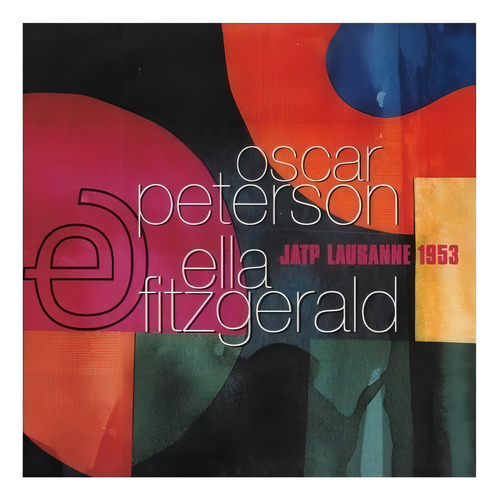 Oscar Peterson E Ella Fitzgerald - Jatp Lausanne 1953 - Cd Versão do álbum Estandar