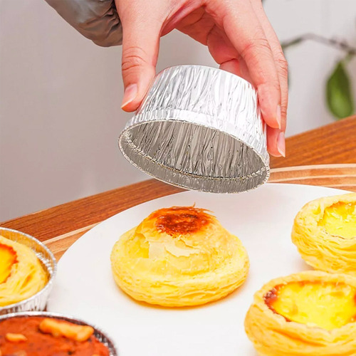 Molde Desechable Muffins Cupcakes Aluminio 8.5cm 180