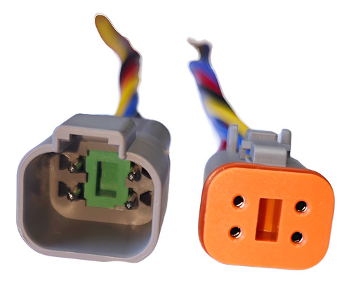 Conector Enchufe Macho Hembra Tipo Deutsch 4 Pines